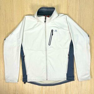 Vintage Nike ACG Jacket Mens Small Soft Shell Full Zip Stretch Breathable White